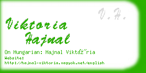 viktoria hajnal business card